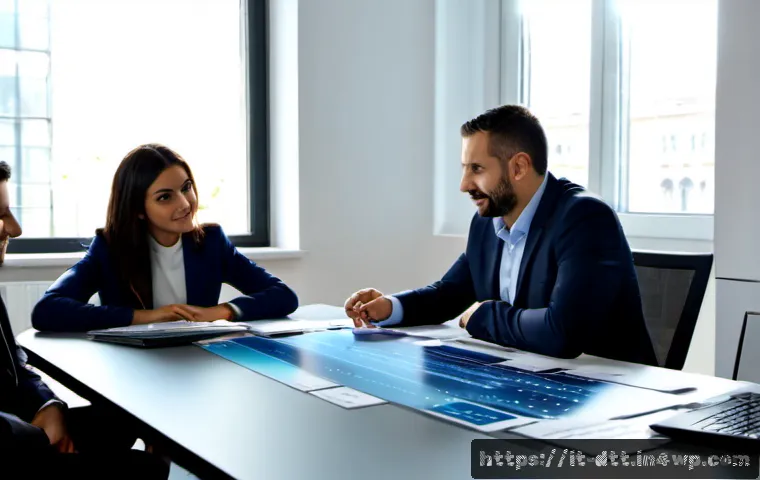 Home 10 데이터 레이크 구축을 위한 프로젝트 관리 방법 - Photorealistic project management meeting in a modern Milan office, diverse Italian technology team ...